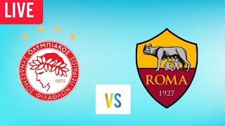 AS Roma vs Olympiakos Piraeus live International Club Friendly 2024 live score update [upl. by Nguyen507]