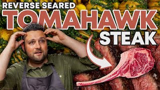 How to Reverse Sear a Tomahawk Steak [upl. by Genisia]