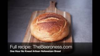 One Hour No Knead Artisan Bread [upl. by Asselim]