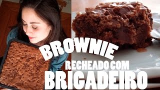 COMO CURAR TPM  BROWNIE RECHEADO COM BRIGADEIRO [upl. by Aikemit]