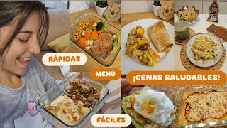 MENÚ SEMANAL DE CENAS RÁPIDAS FÁCILES Y BARATAS😋🍽️MERCADONA Y CARREFOUR🛒 [upl. by Chrissie18]