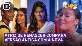 Renascer Novo amor para João Pedro Atriz Giullia Buscacio faz revelação sobre Sandra na novela [upl. by Naujid630]