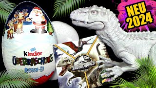 Kinder Überraschung ® Jurassic World ™ Riesen Ei 2024  Indominus Rex  Unboxing [upl. by Sesmar]