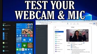 How To Test Webcam  How To Test Mic  Test Your Webcam amp Mic  Zoom meeting Camera Test amp Mic [upl. by Allecram965]