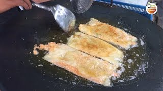 WAJAN BESARR  GORENG MARTABAK MINI TELOR AYAM HARGA RP 5000  DEPOK STREET FOOD BikinNgiler [upl. by Krebs23]