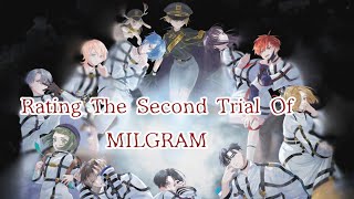 Rating 20 songs of MILGRAM 2nd Trial [upl. by Nilkcaj]