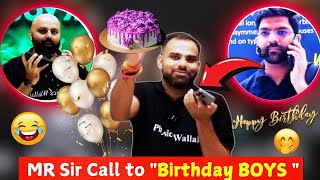 MR Sir Call MD Sir amp Sudhanshu Sir in Live Class 🔥 Birthday Celebration 🎉 Funny Video neet2025 [upl. by Hagen]