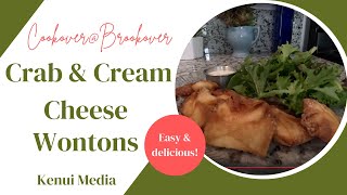 Easy Recipe Cream Cheese Wontons cooking homemade cookingchannel [upl. by Akiras]