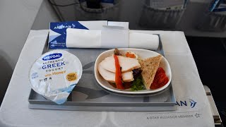 Aegean Airlines Business Class  Airbus A321Neo  Flight OA577 Chania  Thessaloniki [upl. by Letnahs78]