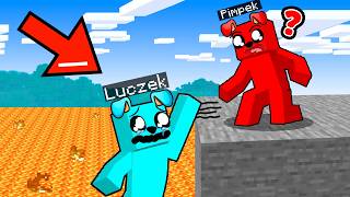 TEST NA PRZYJACIELA w Minecraft 😨😨 [upl. by Airdnekal]