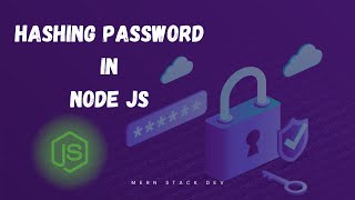 Hashing Passwords in NodeJS  bcrypt and decrypt password  Nodejs [upl. by Ahsimik]