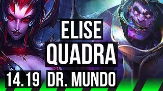 ELISE vs DR MUNDO JGL  Quadra 53k DMG  EUW Diamond  1419 [upl. by Rafaelita915]