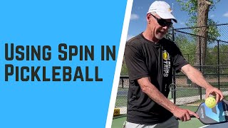 How to use Spin in Pickleball  Scott Moore  The Pickleball Masterclass [upl. by Jariah]