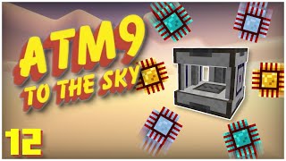 Minecraft ATM9 To The Sky  Ep 12  AE2 Inscriber Automation With Modular Routers [upl. by Keavy]