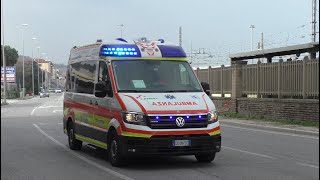 Ambulanza Croce Azzurra Sirolo in Emergenza  Italian Ambulance in Emergency [upl. by Johnsson]