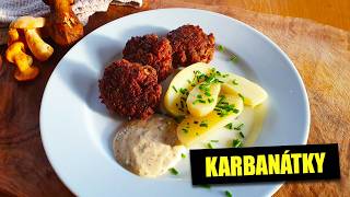 Houbové karbanátky  jednoduchý recept [upl. by Ariet11]