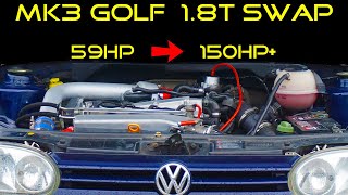 MK3 GOLF 20VT ENGINE SWAP  EVERYTHING YOU NEED [upl. by Anyaj]