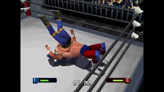 N64 VIRTUAL PRO WRESTLING 2 DYNAMITE KID VS TIGER MASK WWE AEW TNA NEWJAPAN [upl. by Beverly]