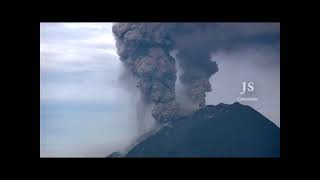 MOUNT SINABUNG ERUPTION 2010 [upl. by Giarg]