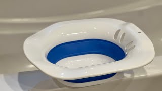 How to use Sitz Bath seat to treat hemorrhoids [upl. by Ahsenroc326]