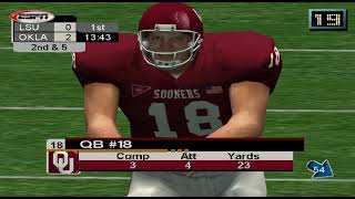 NCAA College Football 2K3 GameCube Gameplay Sample 1 SEGA Sports 2002 [upl. by Zippora]