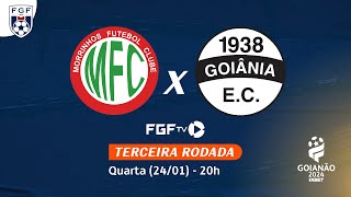 Ao vivo  Morrinhos FC X Goiânia EC  Campeonato Goianão 2024 [upl. by Nauqaj]