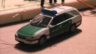 HERPA Opel Omega B Caravan w flashing lightbar [upl. by Maurita]