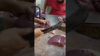 I Never Seen Giant Beef Leg Cutting Live In Beef Market  Meat Cutting Skills shorts [upl. by Lirret]