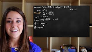 Implicit differentiation for partial derivatives of multivariable functions KristaKingMath [upl. by Omrelliug627]