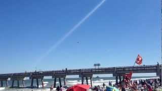 F22 Raptor Demo at Jacksonville Beach Florida  1080p [upl. by Einram]