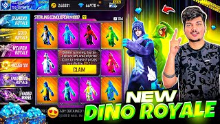 Free Fire I Got All Old To New Dino 😍In Dino Royale In 75 Diamonds💎 Garena Free Fire [upl. by Romeu]