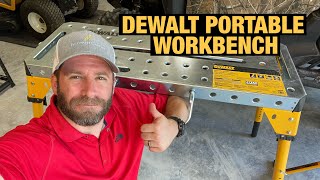 DEWALT Adjustable Height Workbench Review [upl. by Ing151]