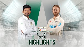 Bangladesh vs New Zealand Highlights  1st Test  Day 1  New Zealand Tour of Bangladesh 2023 [upl. by Tnomal]