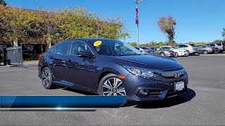 2018 Honda Civic Sedan EXT San Jose Santa Clara Fremont San Francisco Oakland [upl. by Pontius410]