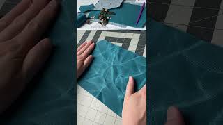 How to use waxed canvas in bag making sewingtipsandtricks bagmaking sewingproject [upl. by Fredette]