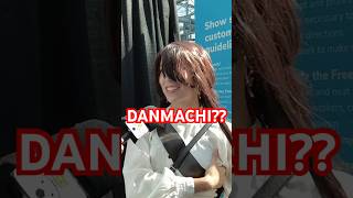 Anyone watch Danmachi  animeshorts animenyc interviews [upl. by Luap797]