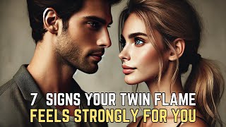 7 UNMISTAKABLE Signs Your Twin Flame Feels Strongly For You [upl. by Henleigh]