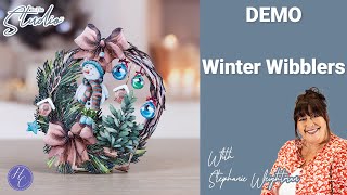 Winter Wibblers Demo  Stephanie  In The Studio  Highlight Crafts [upl. by Atimed936]