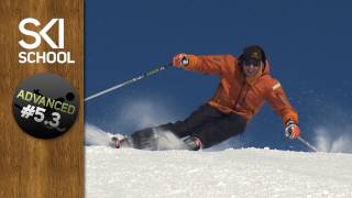 Dynamic Skiing Carve Turns  Advanced Ski Lesson 53 [upl. by Nannette]