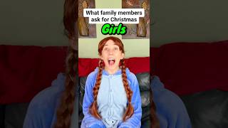 What family members ask for Christmas [upl. by Ilyssa]