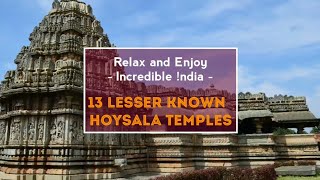 Lesser Known Hoysala Temples Part I  Relax and Enjoy Series [upl. by Iatnwahs]