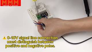 The most complete and detailed 010V dimming wiring method in the whole network [upl. by Eltsirk803]