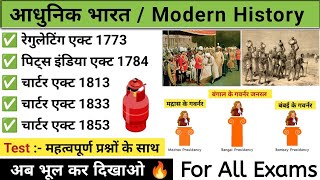 Regulating act of 1773  pits india act 1784  all charter acts Modern historyStudy vines official [upl. by Innob]