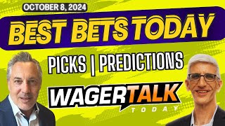 Free Best Bets and Expert Sports Picks  WagerTalk Today  CFB Week 7 amp NHL Picks  10824 [upl. by Kippie]