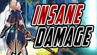 Jean CRIT DAMAGE Build Guide INSANE Damage Low Heals  Genshin Impact [upl. by Aamsa]