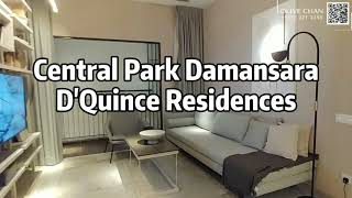 示範單位 Showroom Tour 004​  900sqft 3R2B  DQuince  Central Park Damansara PJ [upl. by Sewole191]