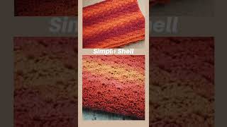 Learn This Easy Crochet Stitch Simple Shell Stitch LeftHanded crochet crocheting [upl. by Ax]