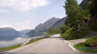 Norway Nature  Driving Ornes to Skjolden [upl. by Meelak]