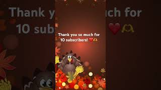 Thank you so much next goal is 50 music song happy gobble gobble day [upl. by Phelgen167]