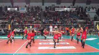 Czirliderki na meczu Zaksa  JSW 29032013 [upl. by Reiche]